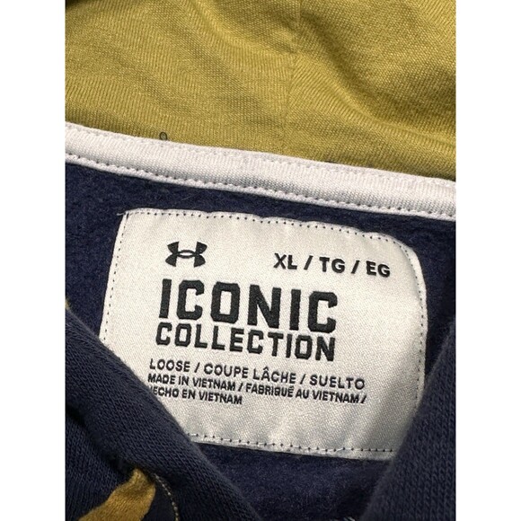 Notre Dame Fighting Irish Under Armour Hoodie Mens Size XL NCAA Pullover ND - Picture 3 of 12